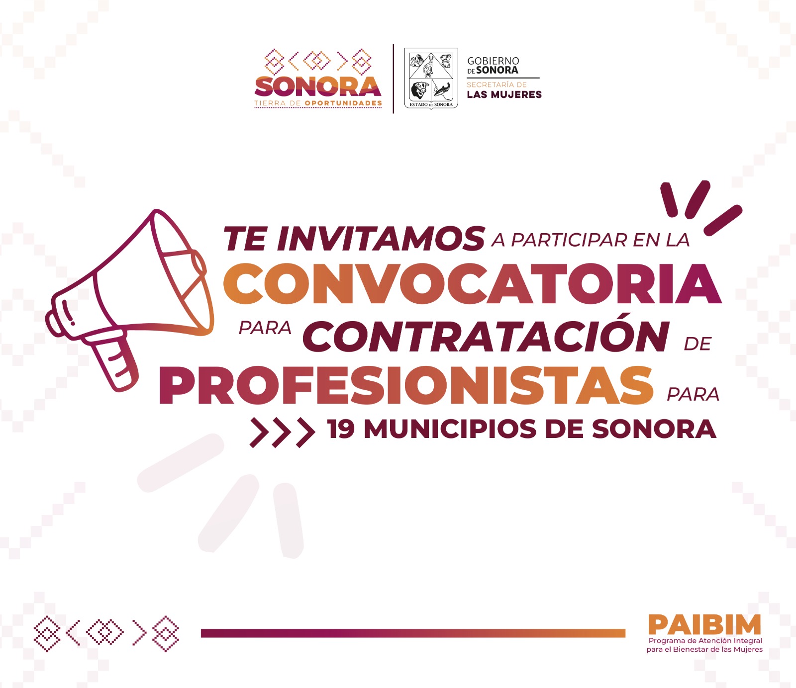 CONVOCATORIA ESTATAL 2026 Contratación de Servicios Profesionales PAIBIM